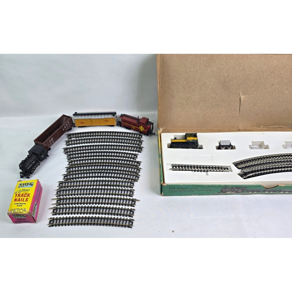 Atlas N Scale Curved Track Lot Flexible Two-Rail DC Analog MPN 2520 2526